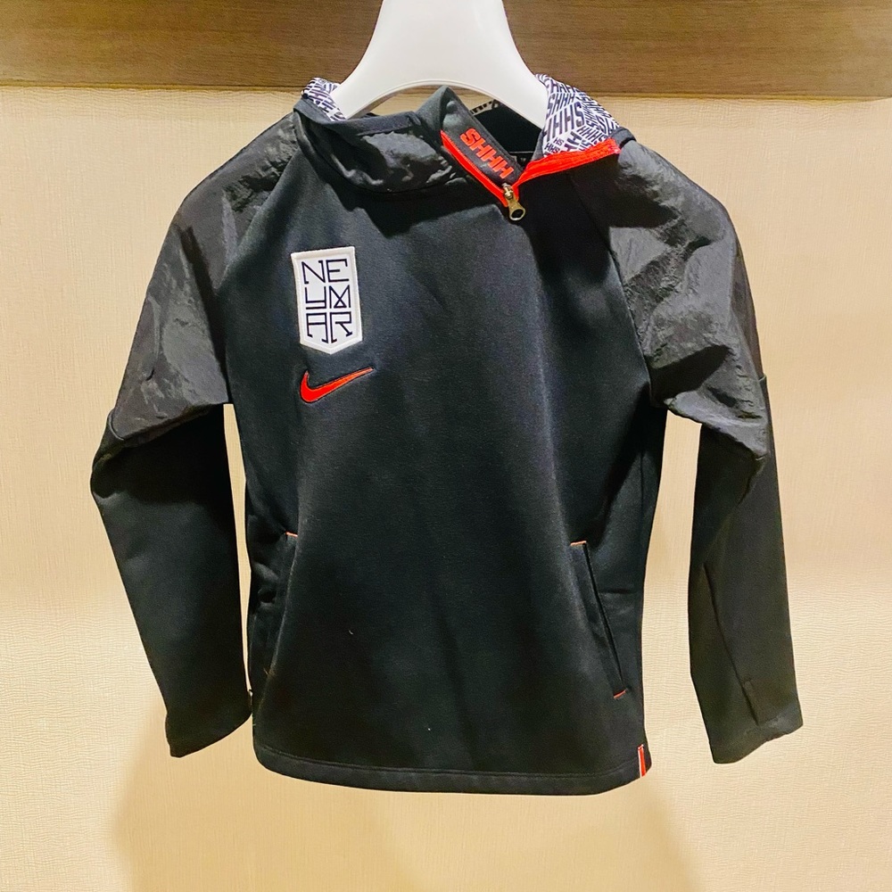 NIKE DRI FIT BOYS HOODIE SWEATER w/ ZIPPER - SIZE (XS)